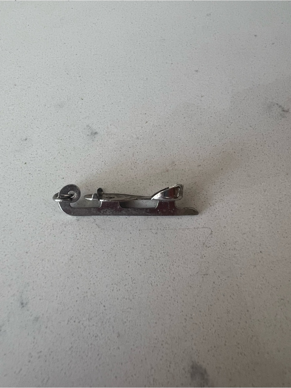 Paye & Baker Sterling Silver Charm - Old Fashioned Ice Skate
